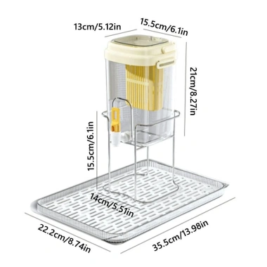 Benytro Hộp đựng đồ uống tủ lạnh dung tích lớn 2L có vòi lọc Giá ưu đãi 148.390₫ 2