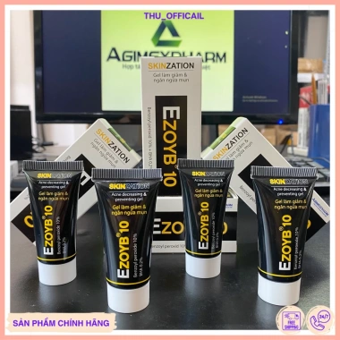 Benzoyl peroxide EZOYB 5-10% - kem giảm mụn trứng cá nhanh, phù hợp mọi da