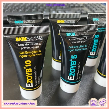 Benzoyl peroxide EZOYB 5-10% - kem giảm mụn trứng cá nhanh, phù hợp mọi da