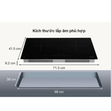 Bếp âm từ đôi Hafele HC-I2.712A 71.5cm – Gọn nhẹ, an toàn, hàng chính hãng, giá ưu đãi 2 Bếp âm từ đôi Hafele HC-I2.712A 71.5cm – Gọn nhẹ, an toàn, hàng chính hãng, giá ưu đãi 2