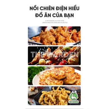 Bếp chiên ngập dầu SUNNY SN01S 12L inox 2.500W - Bảo hành 12 tháng - Giá 459.500₫ 3