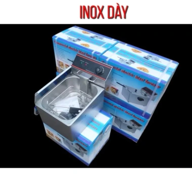 Bếp Chiên Nhúng Công Nghiệp 6L Đen – Độ Bền Cao, Nấu Nhanh, Giá Ưu Đãi 630k 5
