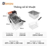 Bếp chiên nhúng điện DORON 2.500W- gia nhiệt kép, nóng nhanh, sôi mạnh, chỉ 305.000đ 6