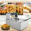 Bếp chiên nhúng điện SUNNY 2.500W đa năng - chiên gà, khoai tây, đồ ăn nhanh, giá 525k 2
