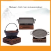 Bếp Cồn Gang Vỏ Gỗ Cách Nhiệt – Nhỏ Gọn, Sang Trọng, Dùng cho Cồn Nước & Khô, Chịu Nhiệt 4