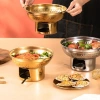 Bếp cồn mini, nồi lẩu một người mạ vàng Nấu Tom Yum Thái, 230.000đ hot trend rẻ