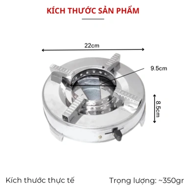 Bếp Cồn Tròn Vilahome Mini Inox 3 Chân Đun Lẩu Nướng Dã Ngoại Du Lịch Giá 78.000 VND 2