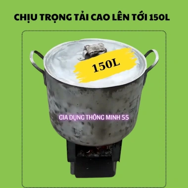 Bếp Củi Thông Minh Không Khói 150L Tiết Kiệm Củi - Nấu Nồi, Luộc Bánh Chưng, Giá 368.000đ 3