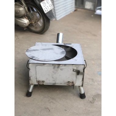Bếp Củi Thông Minh Không Khói, Không Đen Nồi – Tiết Kiệm Củi, Thép Dày, Mẫu Mới Ống Khói – 165k 3