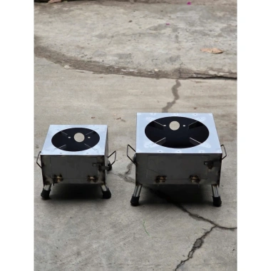 Bếp Củi Thông Minh Không Khói, Không Đen Nồi – Tiết Kiệm Củi, Thép Dày, Mẫu Mới Ống Khói – 165k 4