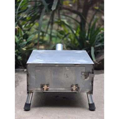 Bếp Củi Thông Minh Không Khói, Không Đen Nồi – Tiết Kiệm Củi, Thép Dày, Mẫu Mới Ống Khói – 165k 9