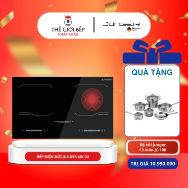 Bếp điện đôi JUNGER MK-24 4.200W - Thiết kế gọn gàng, tối ưu không gian, giá ưu đãi 11.995.000₫