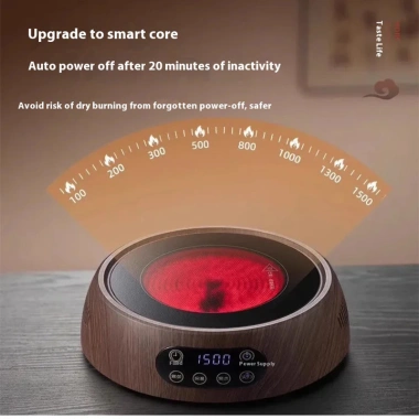 Bếp Điện Mini 1.500W Đa Năng Hồng Ngoại – Nấu Trà, Điều Khiển Cảm Ứng, Giá 160k