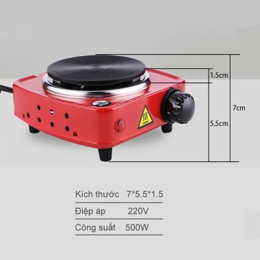 Bếp điện mini 500W cho Moka Pot - Không kén nồi, tiết kiệm điện, giá chỉ 170k 4 Bếp điện mini 500W cho Moka Pot - Không kén nồi, tiết kiệm điện, giá chỉ 170k 4