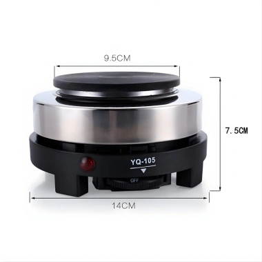 Bếp điện mini 500W DEMIDE không kén nồi đa năng cho moka pot, pha cafe, đun sáp 130.000₫