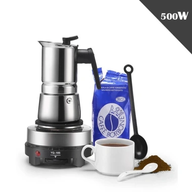 Bếp điện mini 500W không kén nồi - Đun sáp, pha cafe moka pot, trà, đa năng 149.000 VND