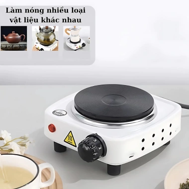 Bếp điện mini 500W SOPMEDIA - Pha trà, cà phê, đun nồi chịu nhiệt dưới 10cm, giá chỉ 141.000đ 4 Bếp điện mini 500W SOPMEDIA - Pha trà, cà phê, đun nồi chịu nhiệt dưới 10cm, giá chỉ 141.000đ 4