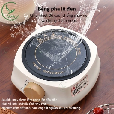 Bếp điện mini 600W hồng ngoại - Gốm điện, Moka Pot, pha cà phê và trà, 259.000₫ 4