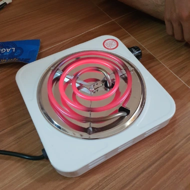 Bếp Điện Mini Mâm Gang Không Kén Pha Cafe, Trà, Nấu Nước, Hơ Lá Trầu - Giá 59.000đ