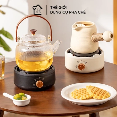 Bếp điện mini pha trà cà phê - Bếp hồng ngoại công suất lớn, đa năng, giá 236.500₫