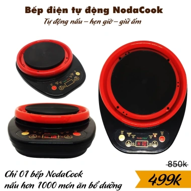 Bếp điện mini tự động NodaCook – Sắc thuốc, pha trà, nấu nướng, giá ưu đãi 490k 4
