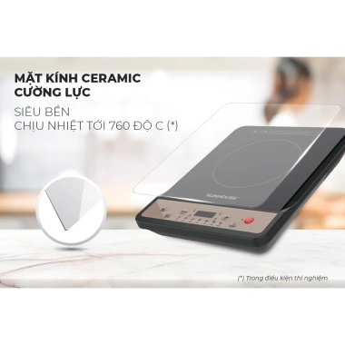 Bếp điện Sunhouse SHD6.160/SHD6.161 - Giá 755k, tặng nồi lẩu đa năng, công suất mạnh 3