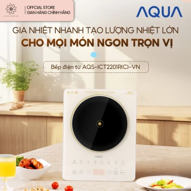 Bếp điện từ AQUA ICT2.201R 22 mức nhiệt, hẹn giờ, kính cường lực 6 lớp - giảm 24% còn 958.750₫