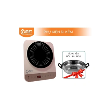 Bếp điện từ cảm ứng 2.000W COMET CM5.466 Giá chỉ 709.000 khuyến mại hấp dẫn