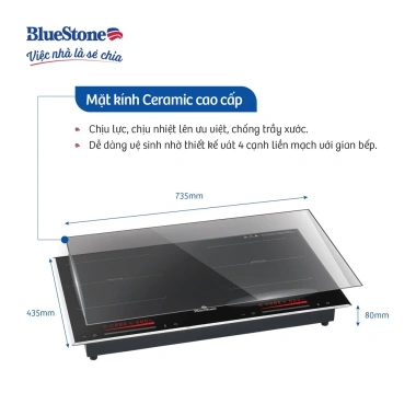 Bếp Điện Từ Đôi BlueStone ICB-6.917 3.400W 8 mức - Miễn phí lắp đặt HCM HN - BH 2 năm - Giá ưu đãi 7.599.000 VND 2 Bếp Điện Từ Đôi BlueStone ICB-6.917 3.400W 8 mức - Miễn phí lắp đặt HCM HN - BH 2 năm - Giá ưu đãi 7.599.000 VND 2