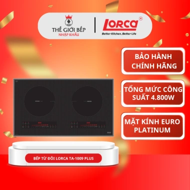 Bếp điện từ đôi Lorca TA-1.009 PLUS - Cao cấp, an toàn, tiện lợi, giảm giá 20%
