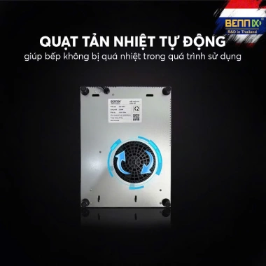 Bếp điện từ đơn lắp âm bàn BENNIX 2.200W mẫu mới - Bo viềm, giá 1,380,000₫