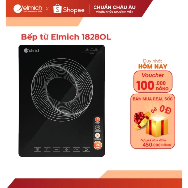 Bếp điện từ Elmich ICE-1.828OL cao cấp - Giảm 12% (Mã ELBSJBP03) chỉ 1.160.000đ