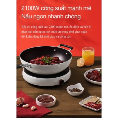 Bếp điện từ Hỏa Tốc HCM Lifeite Mi Zhiwu Zhu Mijia 99 mức nhiệt, 9 mức công suất - BH 6 tháng - 649.000đ 7