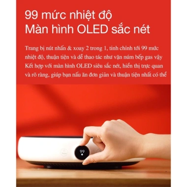 Bếp điện từ Hỏa Tốc HCM Lifeite Mi Zhiwu Zhu Mijia 99 mức nhiệt, 9 mức công suất - BH 6 tháng - 649.000đ 8