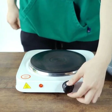 Bếp điện từ mini 500W pha cafe, trà, nấu nước, không kén nồi, bảo hành 12 tháng