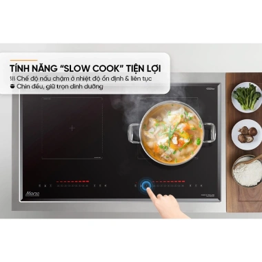 Bếp Đôi Điện Từ SUNHOUSE MAMA MMB82.968‑T 2.600W Bảo Hành 36 Tháng Giá 5.999.000
