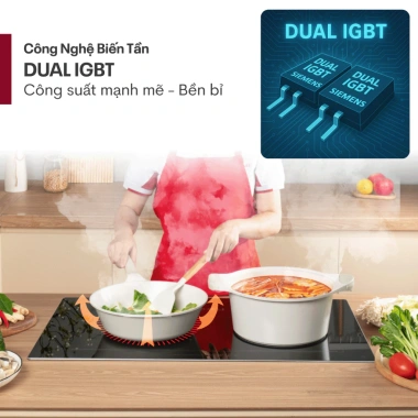 Bếp Đôi Từ & Hồng Ngoại Fujihome IC2.519 – Nấu Nhiều Món, Giá 3.977.000 VND 9