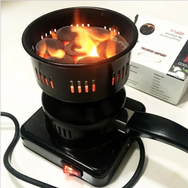 Bếp Đốt Than Điện 800W - Dùng Mọi Loại Củi, Tiết Kiệm Năng Lượng, Giá 178.000₫ 3