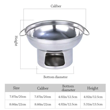 Bếp FILEWOOTO Nồi Lẩu Inox 20-22cm Tai Dày Bền, Giá 202.510₫ – Dành Cho Gia Đình