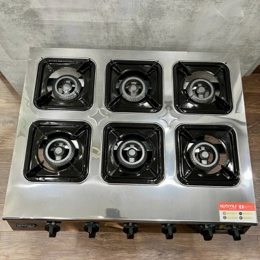 Bếp Ga 4/6/8 Lò Nấu Mì Cay, Bánh Xèo, Cơm Tấm - Bảo Hành 12 Tháng - Giá 700.000₫ 3