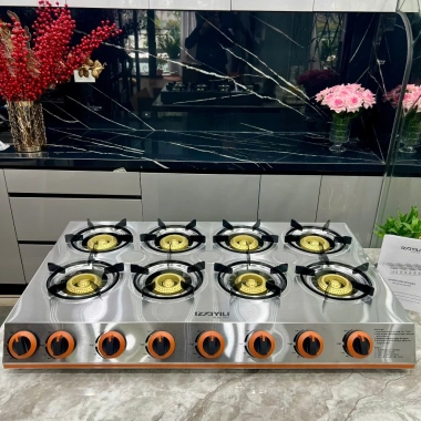 Bếp Ga 4/6/8 Lò Nấu Mì Cay, Bánh Xèo, Cơm Tấm - Bảo Hành 12 Tháng - Giá 700.000₫ 7