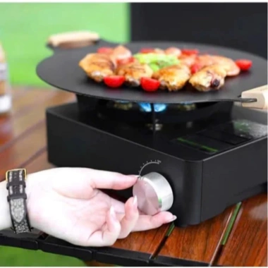 Bếp Ga Mini 3 Đầu Đốt Dã Ngoại - Hỏa Lực Lớn, Dễ Cầm, Chất Liệu Cao Cấp, Giá 180.000 VND