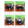 Bếp Ga Mini 3 Đầu Đốt Dã Ngoại - Hỏa Lực Lớn, Dễ Cầm, Chất Liệu Cao Cấp, Giá 180.000 VND 6