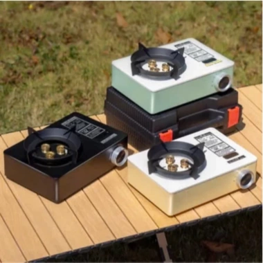 Bếp Ga Mini 3 Đầu Đốt Dã Ngoại - Hỏa Lực Lớn, Dễ Cầm, Chất Liệu Cao Cấp, Giá 180.000 VND