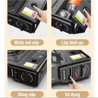 Bếp ga mini du lịch thép không gỉ chịu nhiệt cao - Giá ưu đãi 149.000₫ 8 Bếp ga mini du lịch thép không gỉ chịu nhiệt cao - Giá ưu đãi 149.000₫ 8