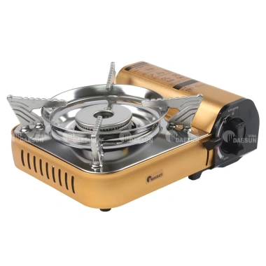 Bếp Ga Mini MS-808 2.200W 2 Vòng Lửa Nhôm Nhẹ Inox Chống Rỉ Bảo Hành 1 Năm 599k 5