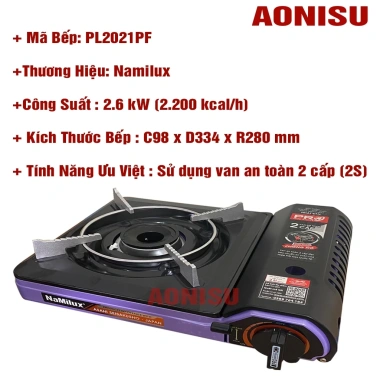 Bếp Ga Mini NAILUX AONISU 2 Cấp Độ Nhật Bản - Đơn Chống Nổ, Giá 315.000₫ 9
