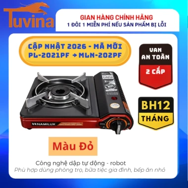 Bếp Ga Mini Namilux 2S Chống Cháy Nổ PL-2.021PF - 2 Bếp, Giá tốt 289.000 VND 9