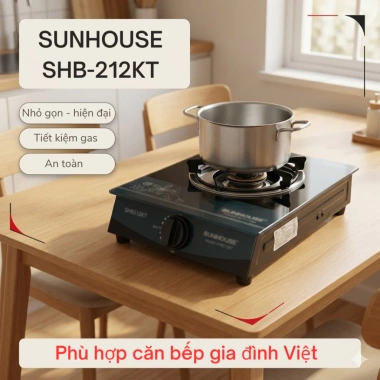 Bếp Ga Sunhouse SHB212KT Đơn, Chính Hãng, Bảo Hành 12 Tháng, Giá 429.000₫