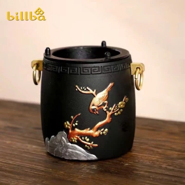 Bếp gang than hoa nguyên khối đun nước, pha trà, khay than - 599k Billba Store 2